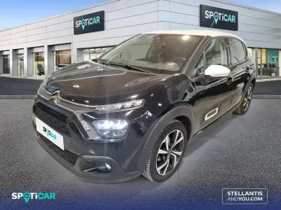 Begagnad Citroën C3 PureTech 110 HK (80 kW) 2021 Svart Halvkombi
