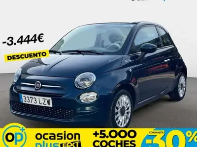 Usado Fiat 500C Dolcevita 71 CV (52 kW) 2022 Azul Descapotable