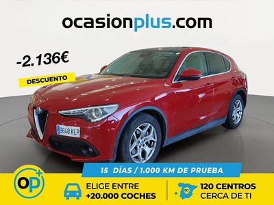 Usado Alfa Romeo Stelvio Super 180 CV (132 kW) 2018 Rojo SUV