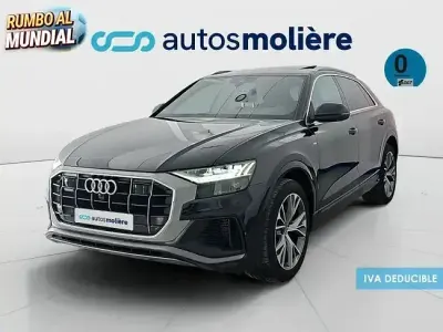Usado Audi Q8 S-line plus 381 CV (280 kW) 2021 Negro SUV