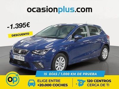 Usado Seat Ibiza Style 90 CV (66 kW) 2018 Azul Utilitario