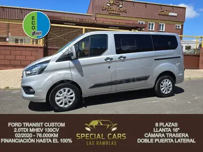 Usado Ford Tourneo Trend 130 CV (95 kW) 2020 Gris / plata Monovolumen