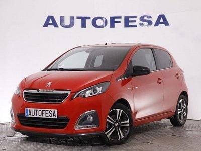 Usado Peugeot 108 GT-line 82 CV (60 kW) 2017 Rojo Utilitario