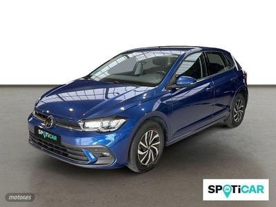 Azul Usado 2022 VW Polo Life Berlina | 16.500 € (Precio justo)