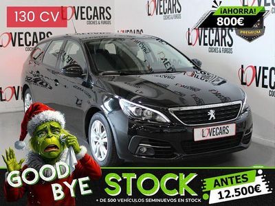 Negro Usado 2021 Peugeot 308 Active Familiar | 11.900 € (Super precio)