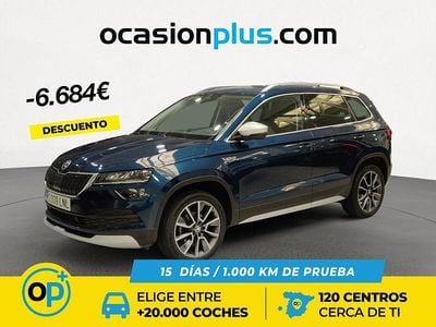 Azul Usado 2021 Skoda Karoq SUV | 18.750 € (Buen precio)