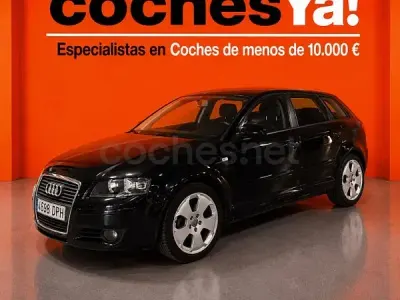 Usado Audi A3 Sportback Ambition 115 CV (84 kW) 2005 Negro Utilitario