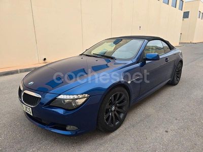 Usado BMW 630 Cabriolet 258 CV (189 kW) 2007 Azul Descapotable