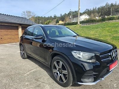 Usado Mercedes GLC250 AMG line 204 CV (150 kW) 2017 Negro SUV