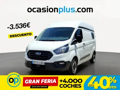 Usado Ford Transit Custom Trend 130 CV (95 kW) 2019 Blanco Berlina