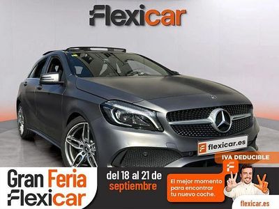 Usado Mercedes A200 AMG line 136 CV (100 kW) 2017 Gris Berlina
