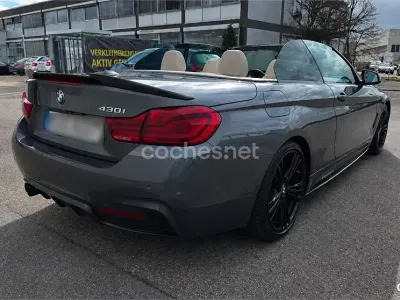 Usado BMW 430 Cabriolet Performance 252 CV (185 kW) 2019 Gris / plata Descapotable