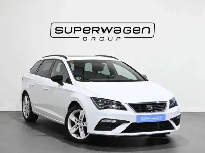 Usado Seat Leon ST FR 150 CV (110 kW) 2017 Blanco Familiar