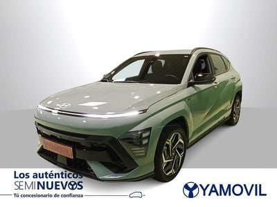 Usado Hyundai Kona N Line 129 CV (94 kW) 2024 Gris SUV