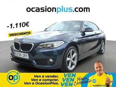 Usado BMW 218 150 HP (110 kW) 2016 Azul Coupé
