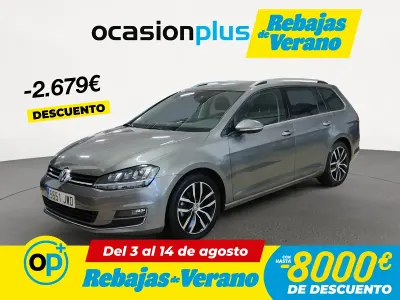 Usado VW Golf VII Sportline 150 CV (110 kW) 2017 Gris Familiar