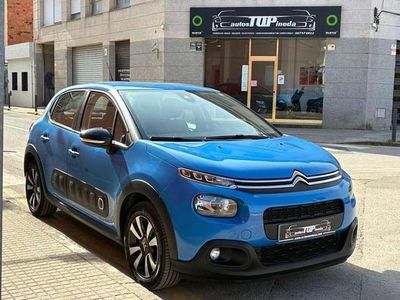 Usado Citroën C3 Feel 110 CV (80 kW) 2018 Azul Utilitario