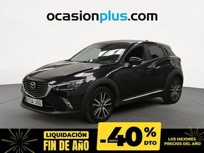 Negro Usado 2015 Mazda CX-3 Luxury SUV | 13.797 € (Precio justo)