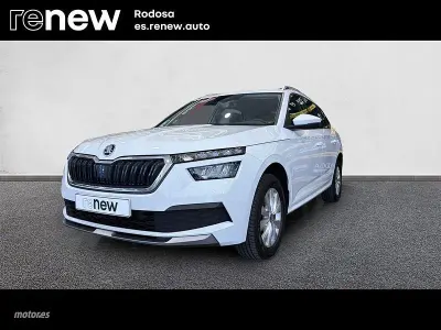 Usado Skoda Kamiq Ambition 110 CV (80 kW) 2022 Blanco SUV