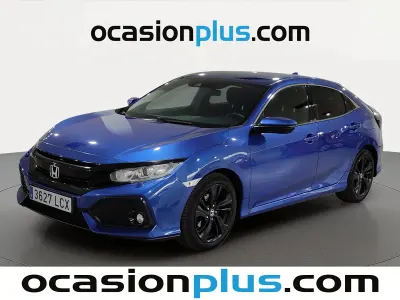 Usado Honda Civic Elegance 129 CV (94 kW) 2019 Azul Utilitario