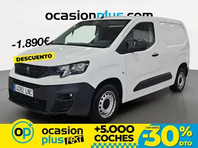 Usado Peugeot Partner Premium 98 CV (72 kW) 2021 Blanco Monovolumen