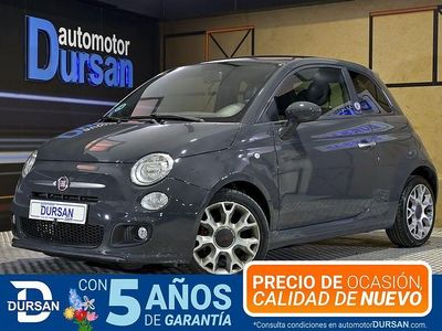 Usado Fiat 500S S 85 CV (62 kW) 2014 Gris / plata Berlina