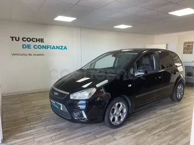 Usado Ford C-MAX Ghia 90 CV (66 kW) 2008 Negro Monovolumen
