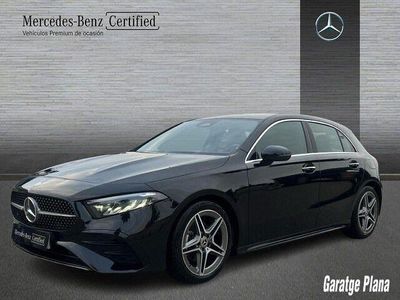 Usado Mercedes A180 AMG line 136 CV (100 kW) 2025 Negro cosmos