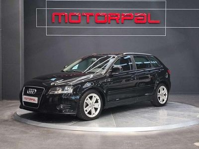 Usado Audi A3 Sportback 139 CV (102 kW) 2009 Negro Utilitario