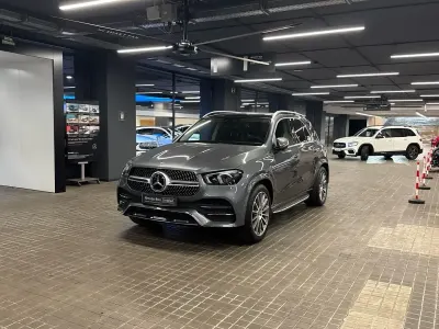 Usado Mercedes GLE350 320 CV (235 kW) 2021 Gris selenita SUV