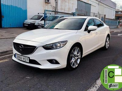 Usado Mazda 6 Luxury 150 CV (110 kW) 2013 Blanco Berlina