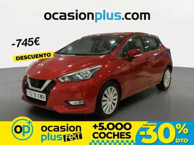 Occasion Nissan Micra Acenta 90 PK (66 kW) 2018 Rood Hatchback