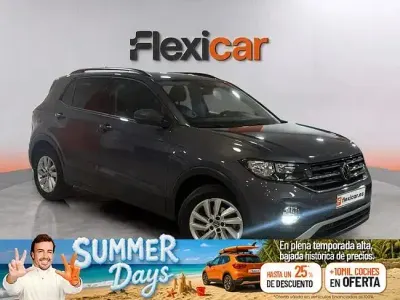 Usado VW T-Cross Advance 110 CV (80 kW) 2022 Gris SUV