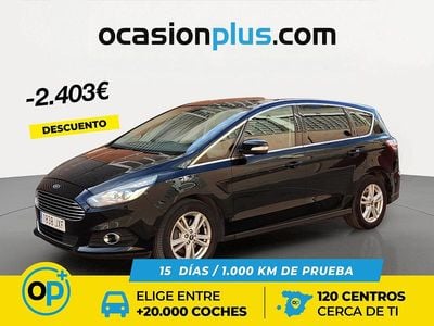 Negro Usado 2017 Ford S-MAX Titanium Monovolumen | 15.047 € (Precio justo)