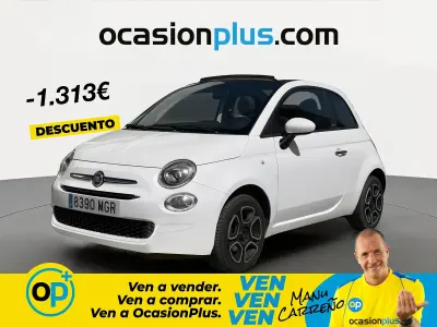 Usado Fiat 500 Club 70 CV (51 kW) 2023 Blanco Descapotable