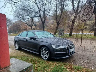 Usado Audi A6 190 CV (139 kW) 2017 Negro Berlina