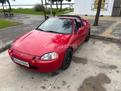 Usado Honda CR-X 130 CV (95 kW) 1993 Rojo Descapotable