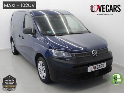Usado VW Caddy Maxi 102 CV (75 kW) 2021 Azul Monovolumen