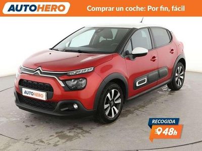 Usado Citroën C3 Feel 82 CV (60 kW) 2022 Rojo Utilitario