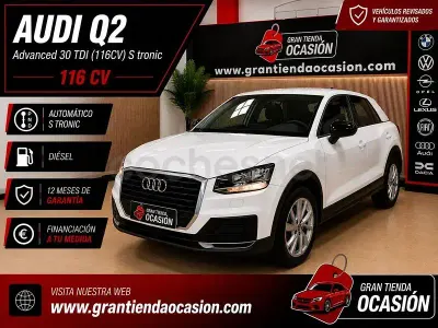 Usado Audi Q2 Advanced Plus 116 CV (85 kW) 2020 Blanco SUV