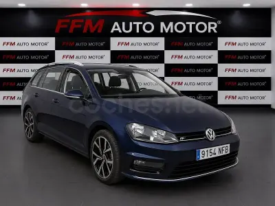 Usado VW Golf VII Sportline 110 CV (80 kW) 2015 Azul Familiar