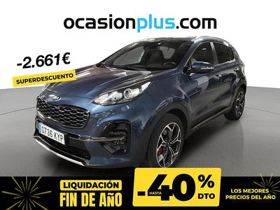 Azul Usado 2019 Kia Sportage GT-Line SUV | 19.990 € (Precio justo)