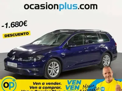 Usado VW Golf VII Advance 131 CV (96 kW) 2018 Azul Familiar
