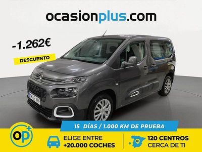 Usado Citroën Berlingo Feel 100 CV (73 kW) 2019 Gris Monovolumen