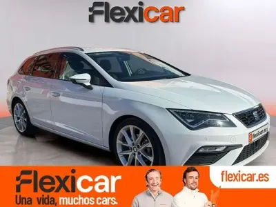 Usado Seat Leon ST Reference 116 CV (85 kW) 2018 Blanco Familiar