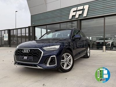 Usado Audi Q5 S-Line 163 CV (119 kW) 2021 Azul SUV