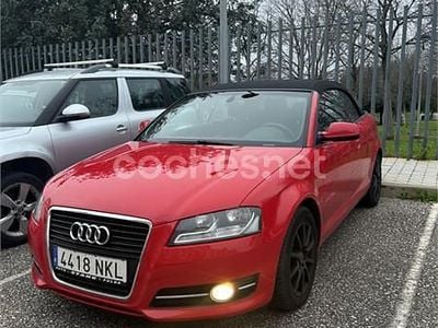 Usado Audi A3 Cabriolet Ambition 125 CV (91 kW) 2011 Rojo Descapotable