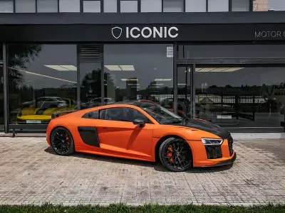 Usado Audi R8 Coupé Performance 610 CV (448 kW) 2017 Naranja Coupe