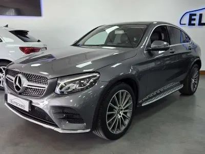 Usado Mercedes GLC220 170 CV (125 kW) 2018 Gris Coupe