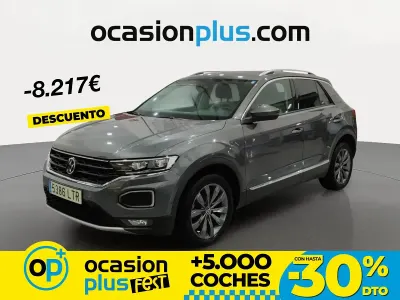 Usado VW T-Roc Sportline 190 CV (139 kW) 2021 Gris SUV